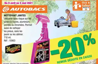 Autobacs Nettoyant Jantes Meguiars offre