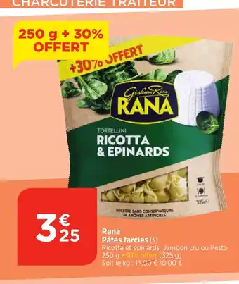 Bi1 Rana Pâtes farcies (N) offre