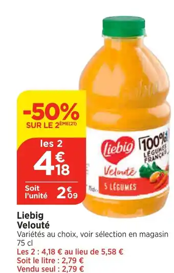 Bi1 Liebig Velouté offre