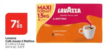 Bi1 Lavazza Café moulu Il Mattino offre