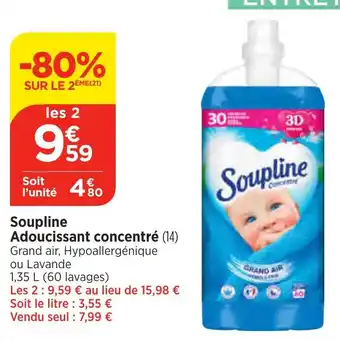 Bi1 Soupline Adoucissant concentré (14) offre