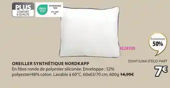 JYSK OREILLER SYNTHÉTIQUE NORDKAPP offre