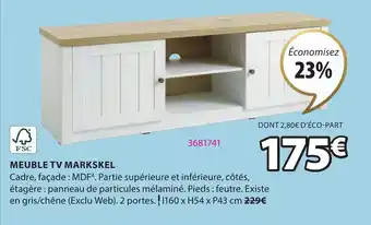 JYSK MEUBLE TV MARKSKEL offre