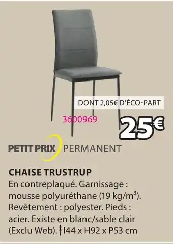 JYSK CHAISE TRUSTRUP offre