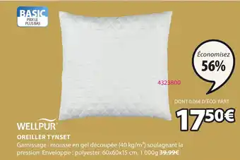JYSK OREILLER TYNSET offre