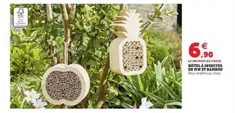 U Express Hôtel à Insectes En Pin Et Bambou offre