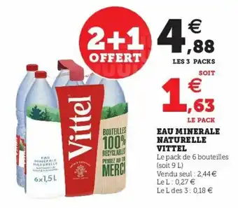 Eau minerale naturelle vittel