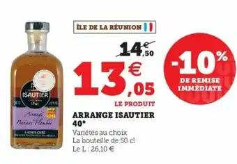 Super U Arrange isautier 40 offre