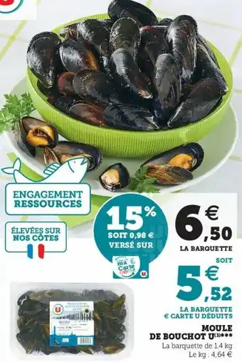 Super U Moule de bouchot u offre