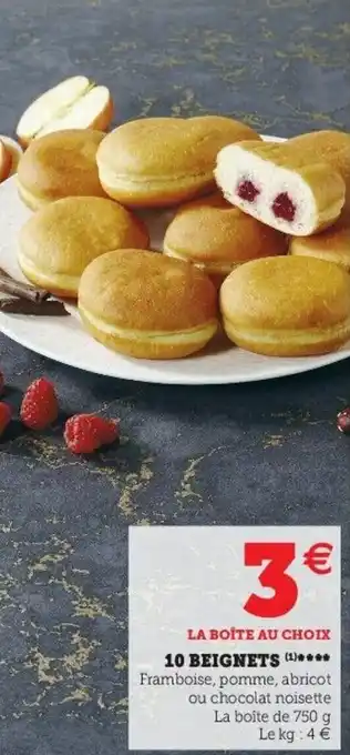 Super U 10 Beignets offre