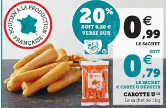 Super U Carotte u offre