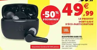 Super U Ecouteuts sans fil offre