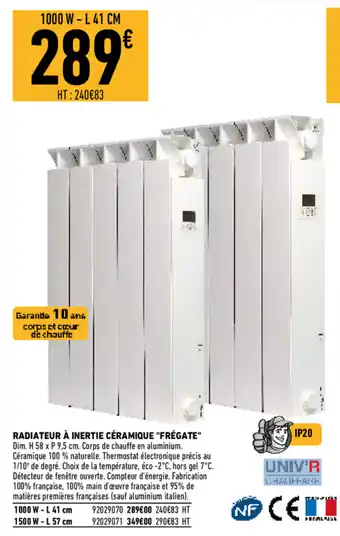 Brico Cash Radiateur à inertie céramique offre