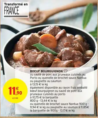 Intermarché BOEUF BOURGUIGNON offre