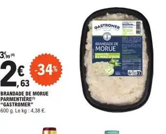E.Leclerc BRANDADE DE MORUE PARMENTIERE offre