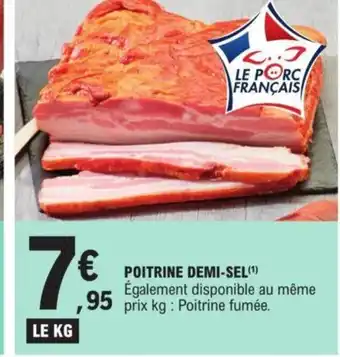 E.Leclerc POITRINE DEMI-SEL offre