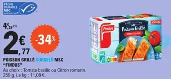 E.Leclerc POISSON GRILLÉ SURGELÉ MSC offre