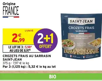 CROZETS FRAIS AU SARRASIN SAINT-JEAN