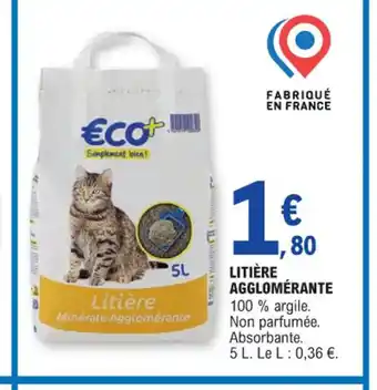 E.Leclerc LITIÈRE AGGLOMÉRANTE offre