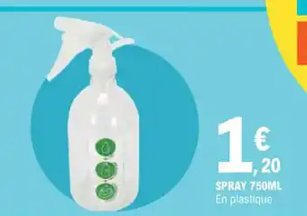 E.Leclerc SPRAY 750ML En plastique offre