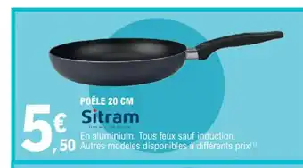 E.Leclerc POÊLE 20 CM Sitram offre