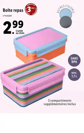 Lidl Boîte repas offre