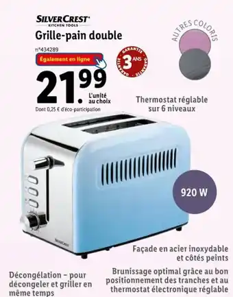 Lidl Grille-pain double offre