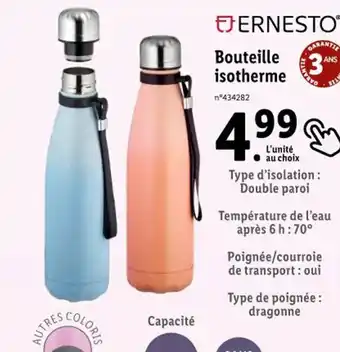 Lidl Bouteille isotherme offre
