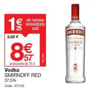 Vodka SMIRNOFF RED 37,5% Code: 377122