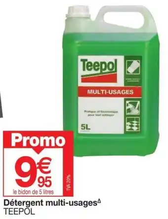 Promocash Détergent multi-usages TEEPOL offre