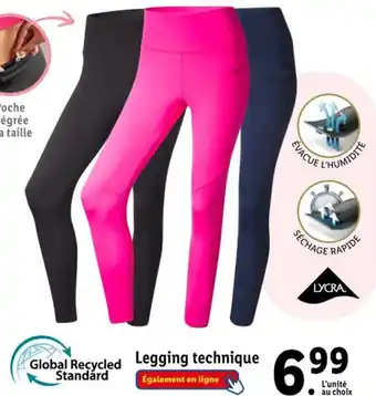 Lidl Legging technique offre