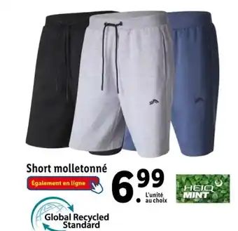 Lidl Short molletonné offre