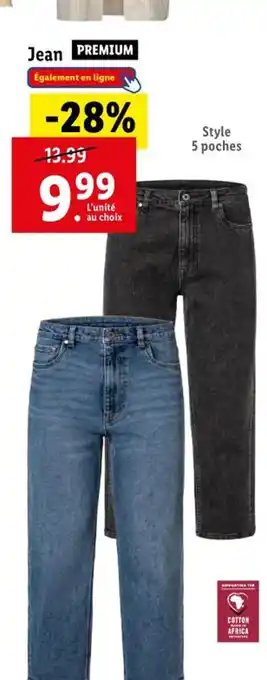 Lidl Jean offre