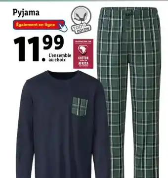 Lidl Pyjama offre