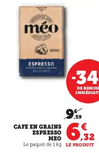 CAFE EN GRAINS ESPRESSO MEO