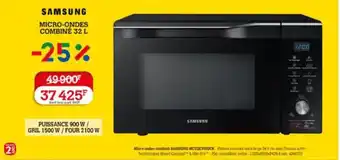 Darty MICRO-ONDES COMBINÉ 32 L offre