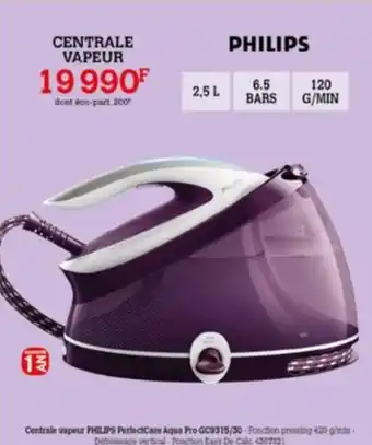 Darty CENTRALE VAPEUR offre