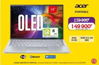 Darty PORTABLE offre