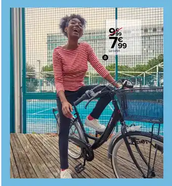 Carrefour T-shirt manches longues femme offre