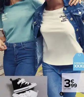 Carrefour T-shirt femme offre