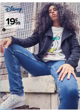 Carrefour Sweat femme offre