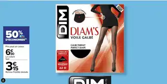 Carrefour Collant "Diam's" voile galbé offre