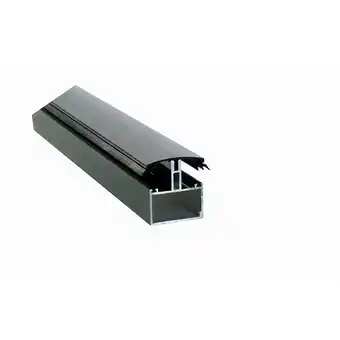 Brico Cash Profil de jonction porteur en H adaptable au polycarbonate 16/32mm en aluminium laqué Gris anthracite RAL 7016, L : 3 m offre