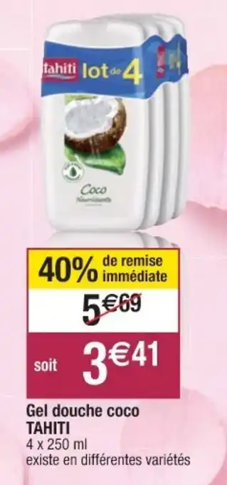 Cora x Carrefour Gel douche coco offre