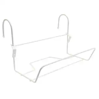 Bricomarché Support jardinière fil classique - 35x14 cm blanc offre