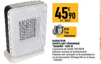 Brico Cash Radiateur soufflnat céramique offre