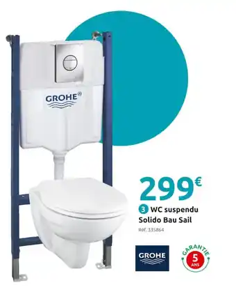 WC suspendu Solido Bau Sail