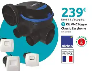 Mr Bricolage Kit VMC Hygro Classic Easyhome offre