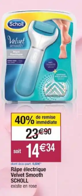 Cora x Carrefour Râpe électrique velvet smooth offre