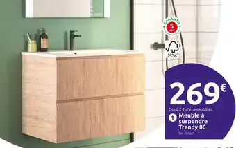 Mr Bricolage Meuble à suspendre Trendy 80 offre